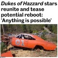Dukes of Hazzard tease potential reboot