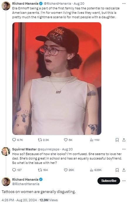 Ella Emhoff offended meme