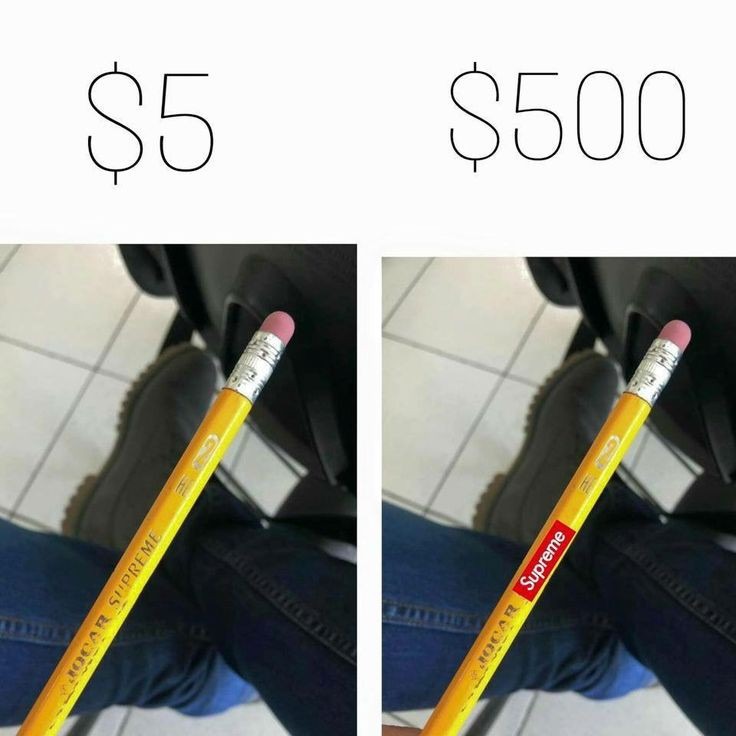 Es marca supreme obvio debe de costar más :) - meme
