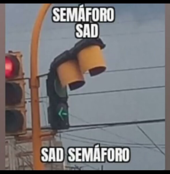 Semaforo sad - meme