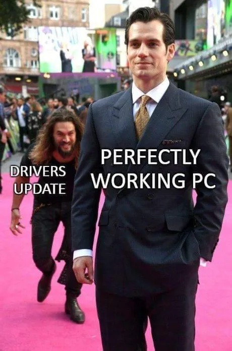drivers update - meme