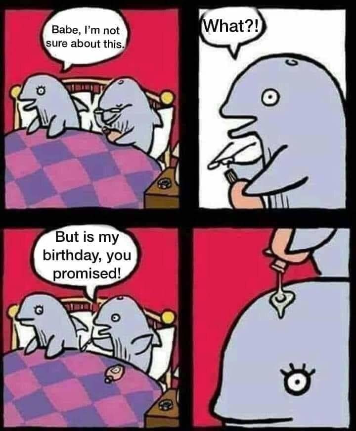 Kindda dark birthday meme