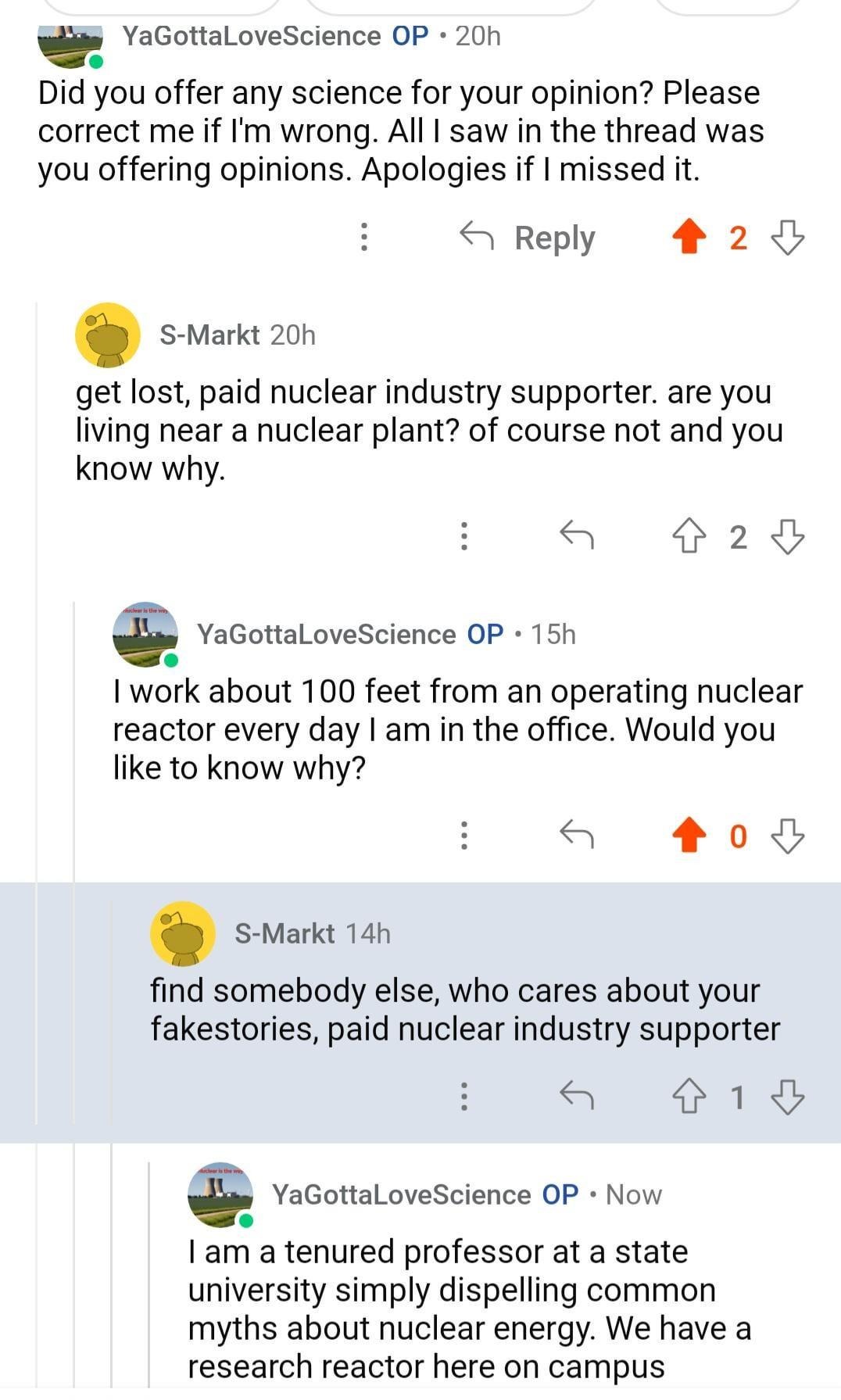 Bro just dropped a nuclear reactor flex mid-argument - meme