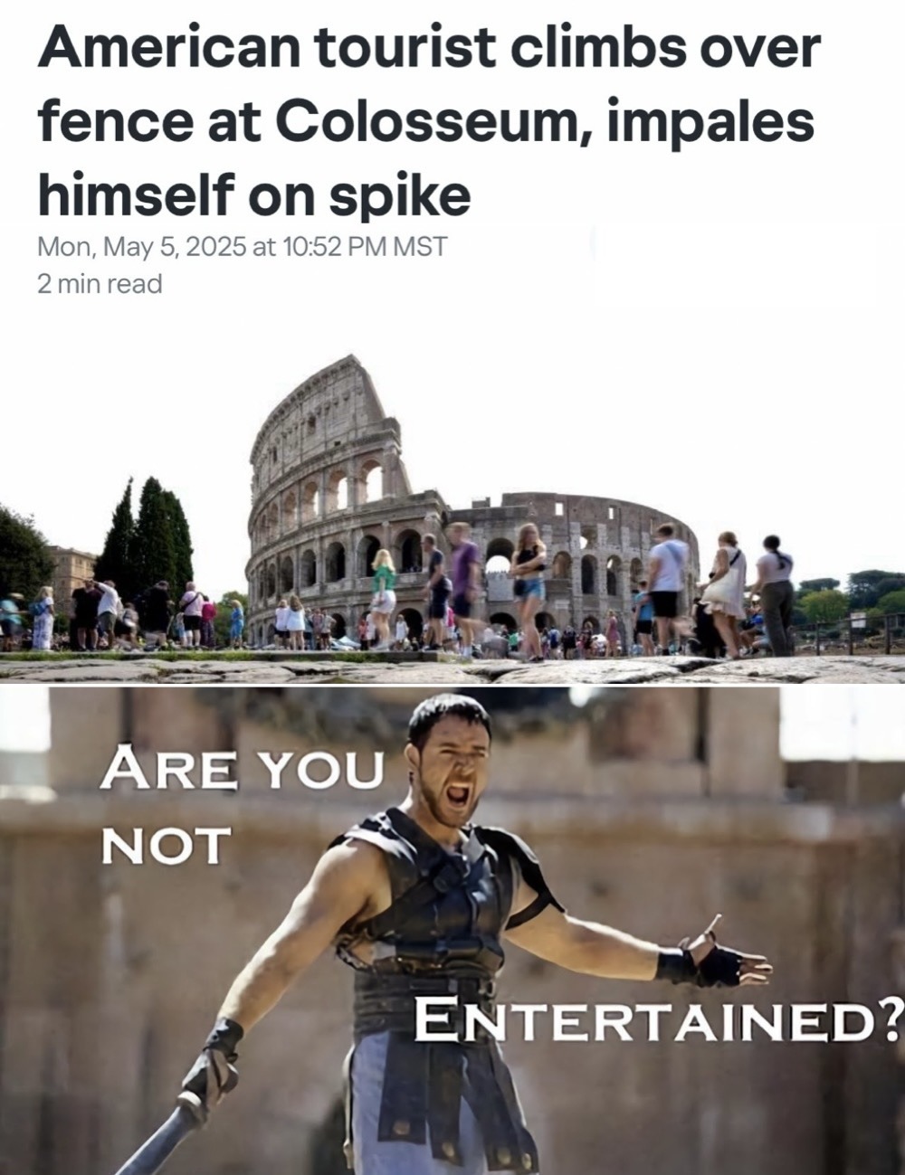 Pleasing the crowds - meme