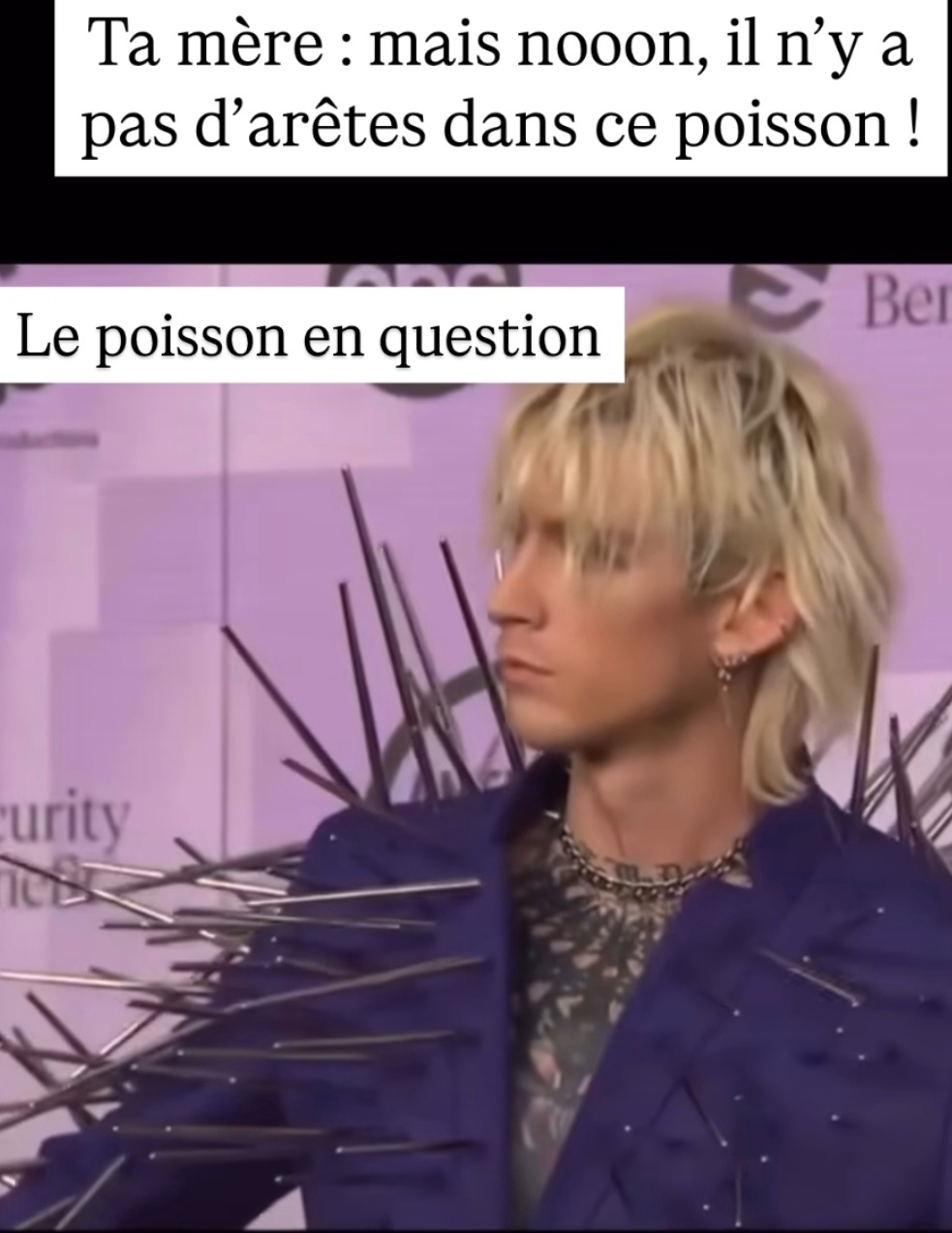 Ta mère : tkt pas d’arêtes... Le poisson : prépare ta gorge - meme
