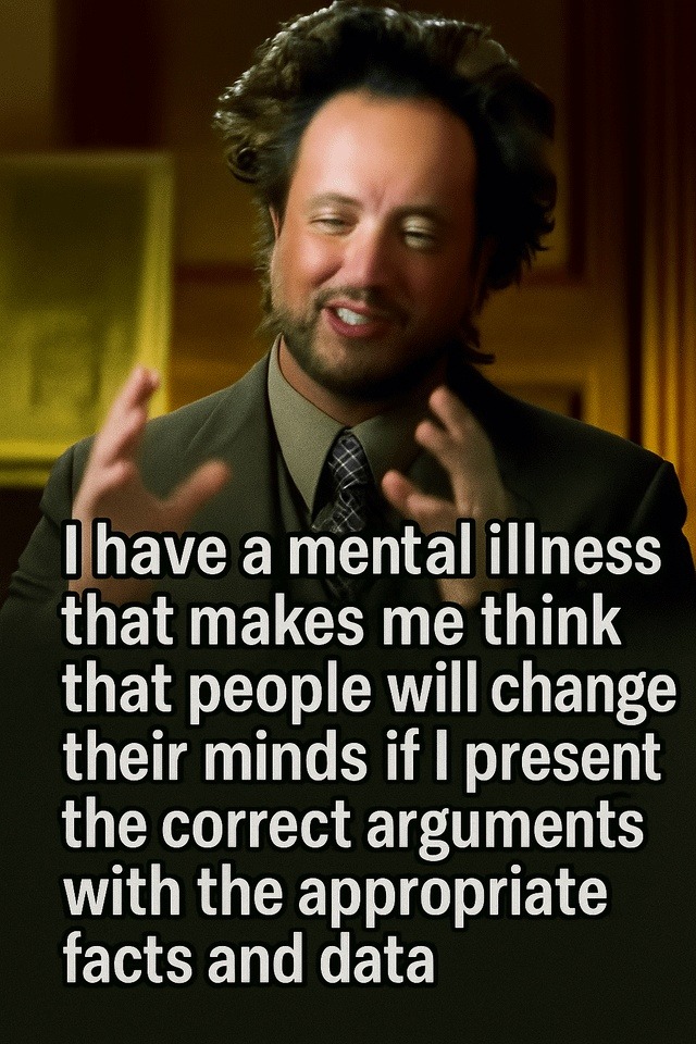 Me thinking logic will win arguments on the internet - meme