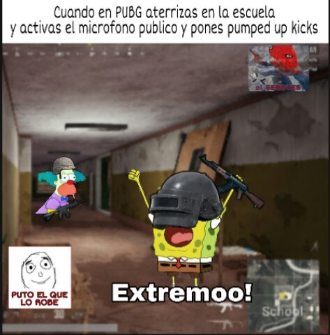 A la escuela siempre van muchos - meme