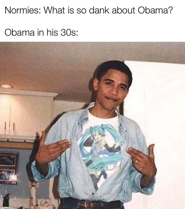 Obama in his 30s - meme