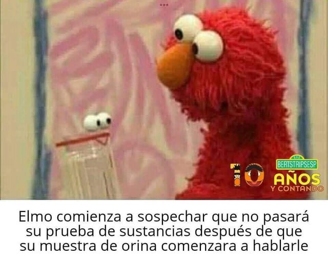 Elmo el adicto - meme