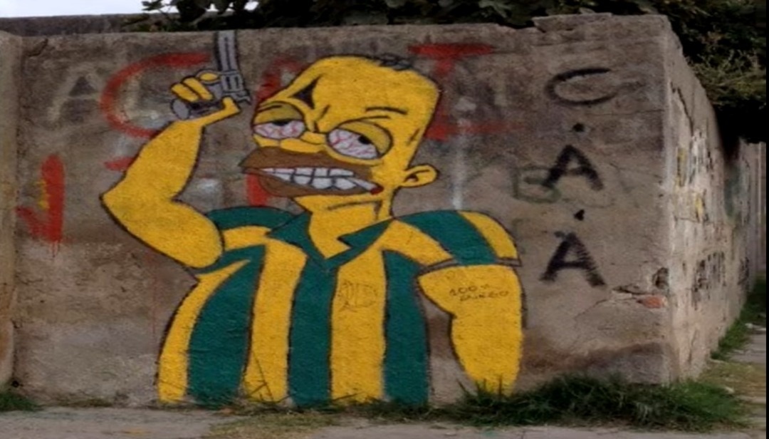 Homero hincha del club atlético aldosivi - meme
