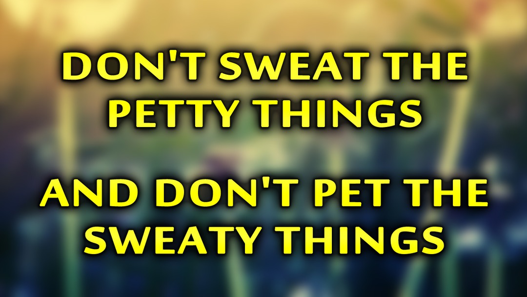 Sweaty Things - meme