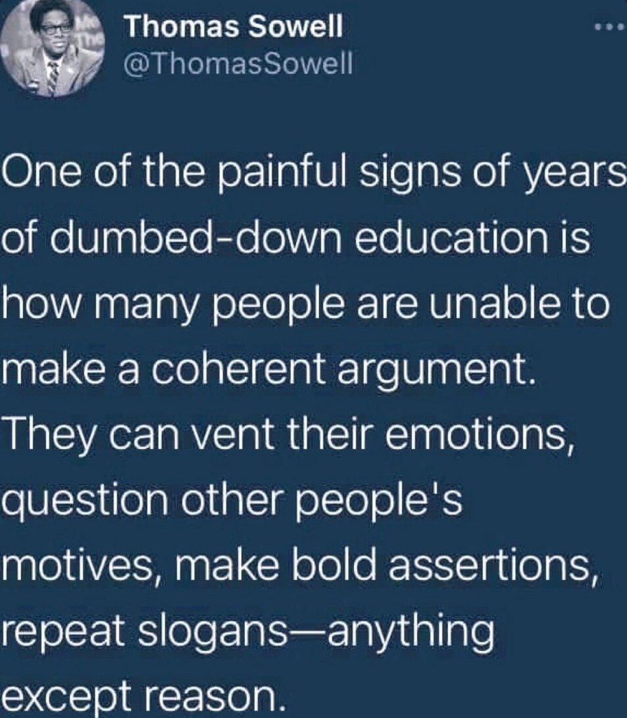 slogans, emotions, bold takes but no logic detected - meme