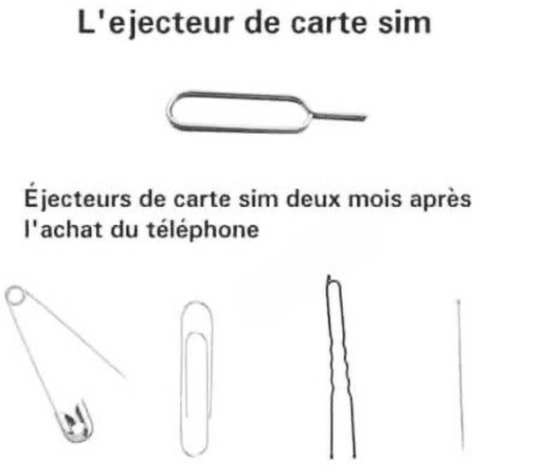 L’éjecteur de carte SIM après 2 mois : disparition complète - meme