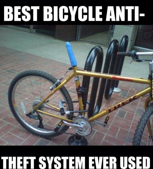 I wouldn't try to steal that bike - meme