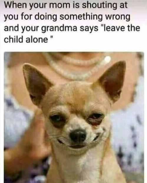 Grandma best mam - meme