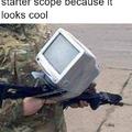 When you keep the starter scope because it looks cool