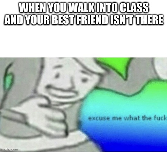 Excuse me what the f- - meme