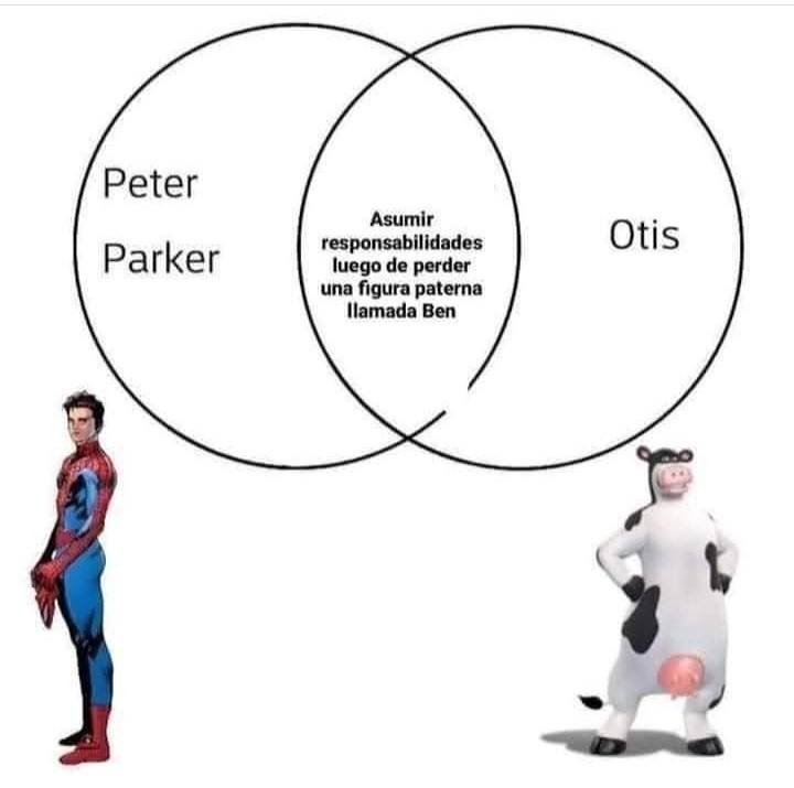 Otis es la reencarnación de Peter Parker - meme