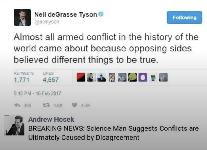 Neil deGrasse Tyson amazes again - meme