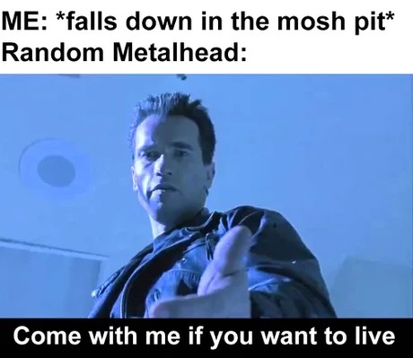 Mosh pit meme