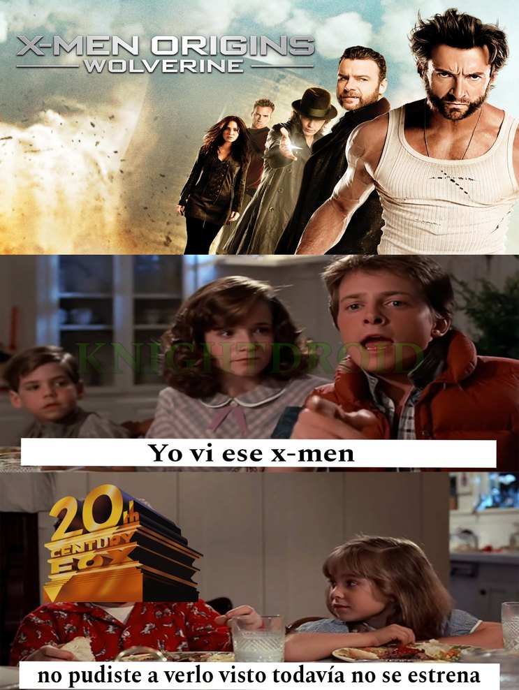 Contexto: en 2009 filtraron la película de Wolverine sin terminar antes del estreno - meme