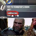 Key to Yennefer's room: common item