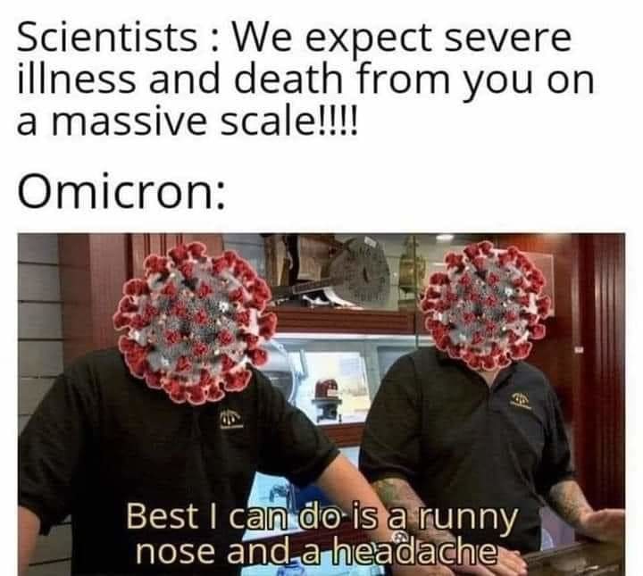 Get gud omicron - meme
