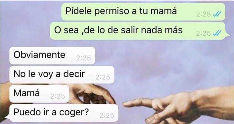 ¿Me das permiso mamá? - meme
