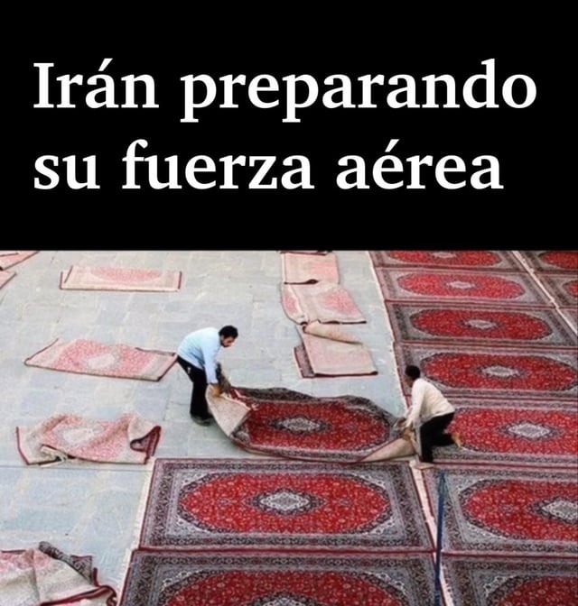 irán preparando su fuerza aérea como en call of duty - meme