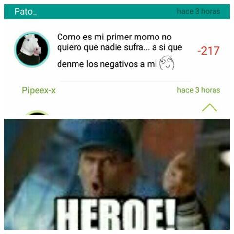 Heroe :') - meme