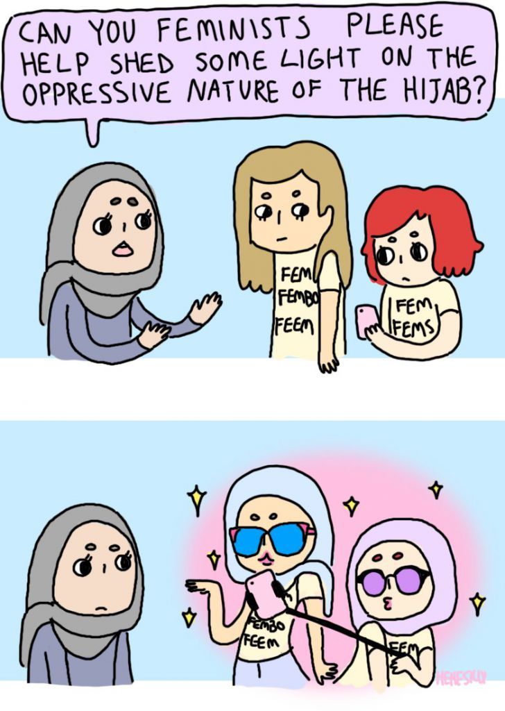dongs in a hijab - meme
