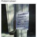 Doorbell's fucked