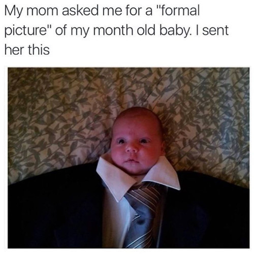 Baby suit - meme