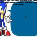 Sonic says: