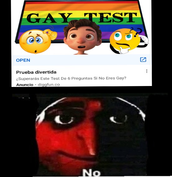 No soy gay - meme