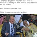 Meme de la hija secreta del rey de España