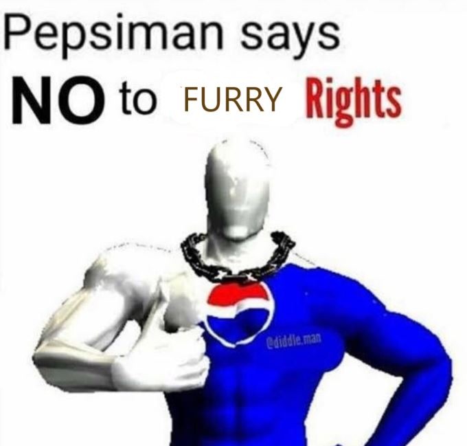 NO to furry rights - meme