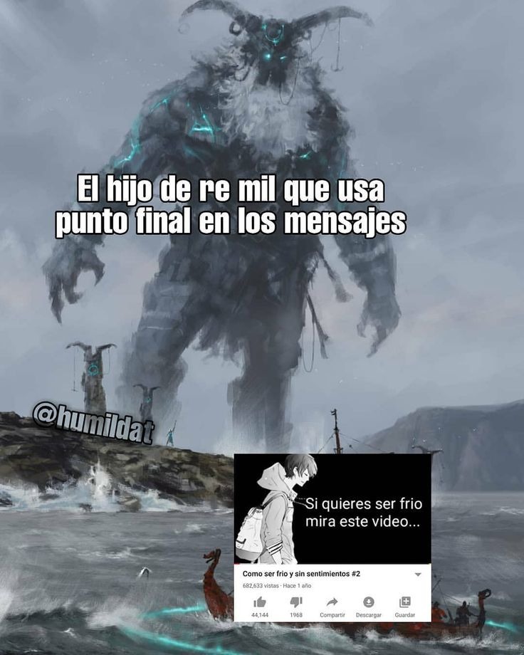 Son molestos - meme
