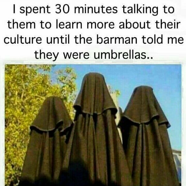 great... even the umbrellas are converting ..thanks obama - meme