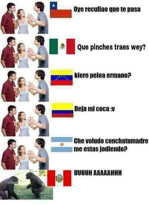 Stos peruanos :v - meme