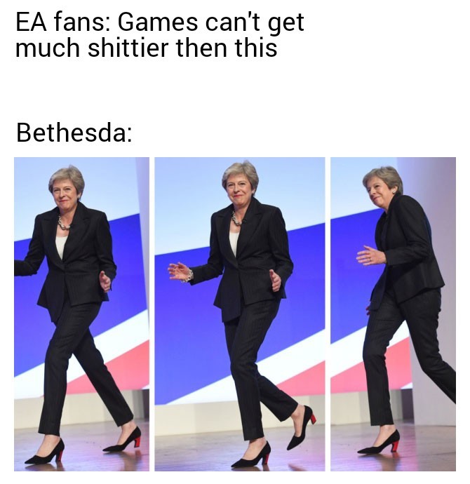EA Sports: It's in the past. - meme