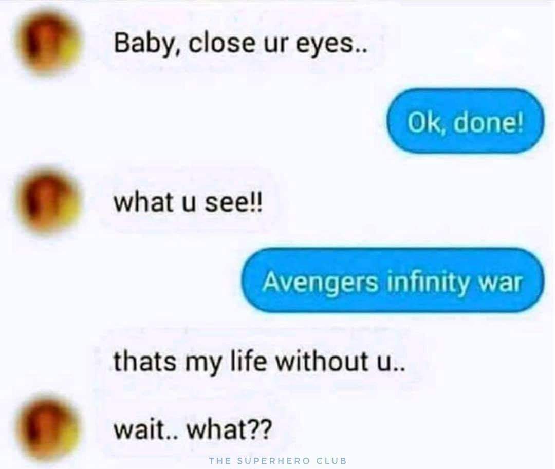 Thanos snap - meme