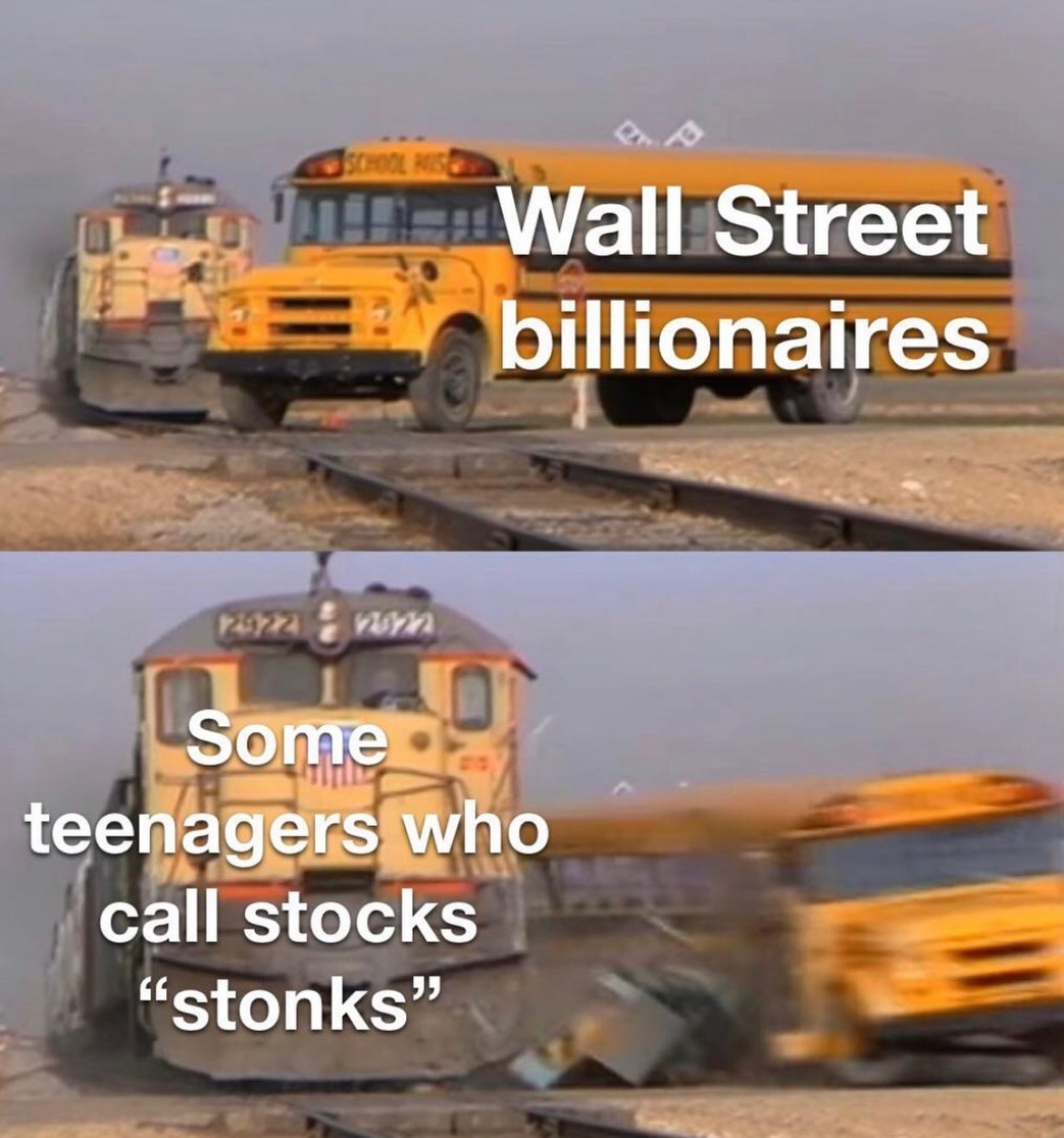 stonks are up - meme