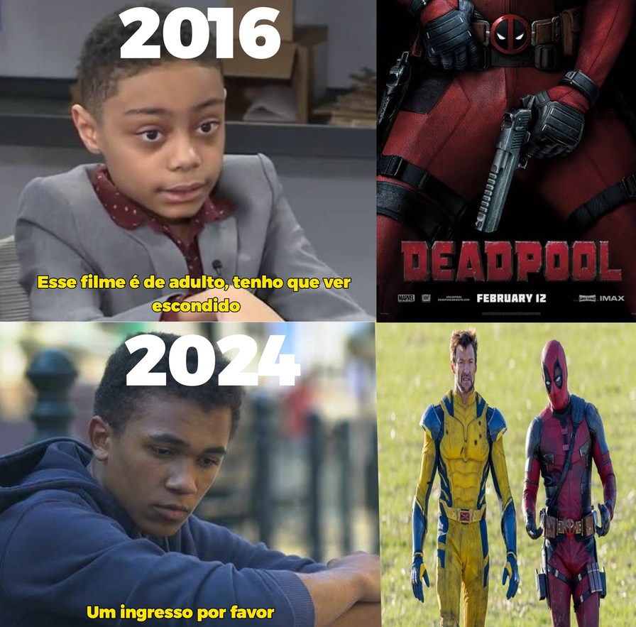 Wolverine & Deadpool é um título melhor que Deadpool e Wolverine - meme