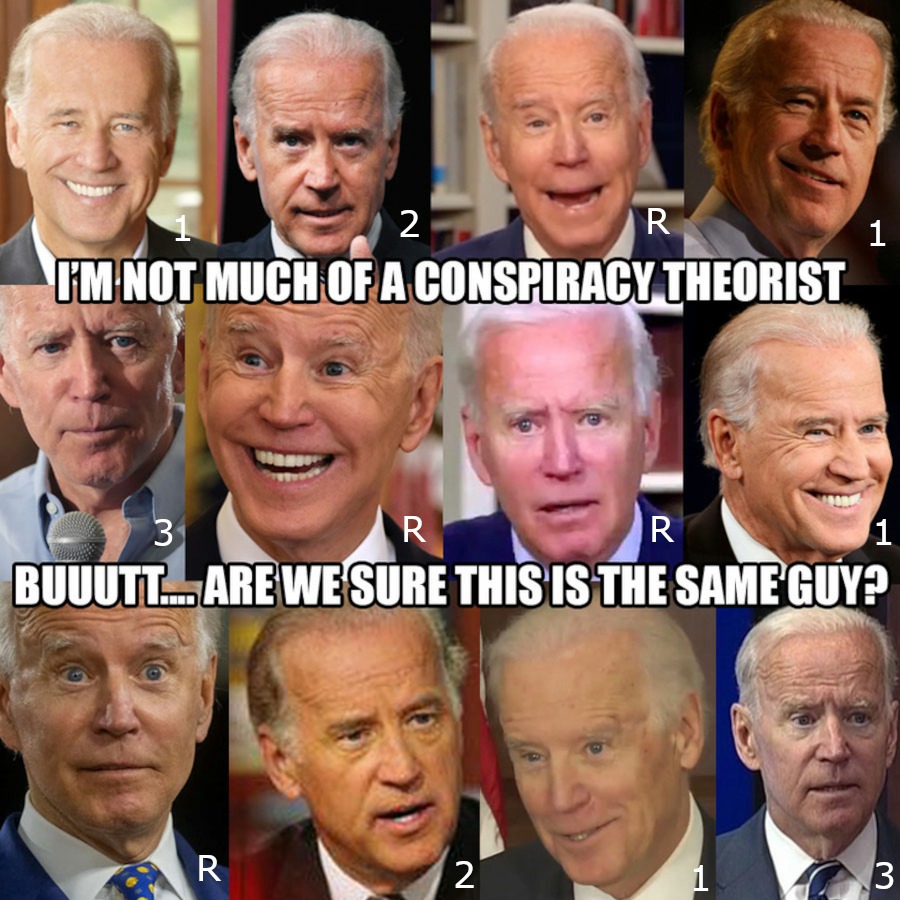 Which one is the Real Biden ? Fall Guys more intelligible than the old fart. - meme