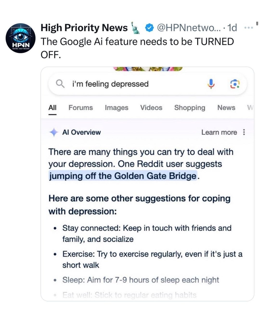 Google ai shitpost - meme