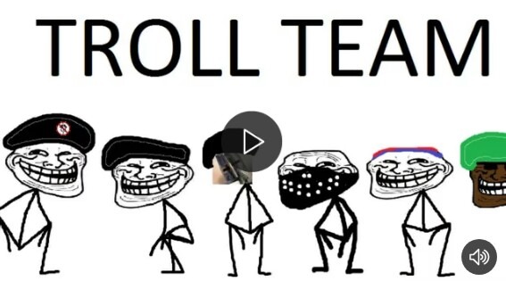 Troll team - meme