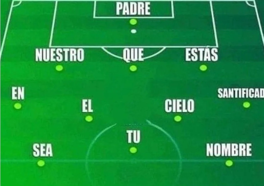 Se filtra el 11 titular de México para jugar contra Argentina - meme