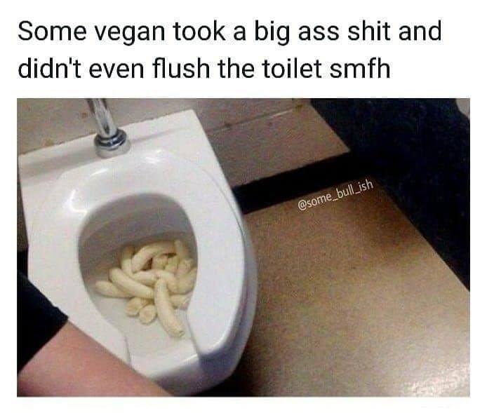 Vegan shit - meme