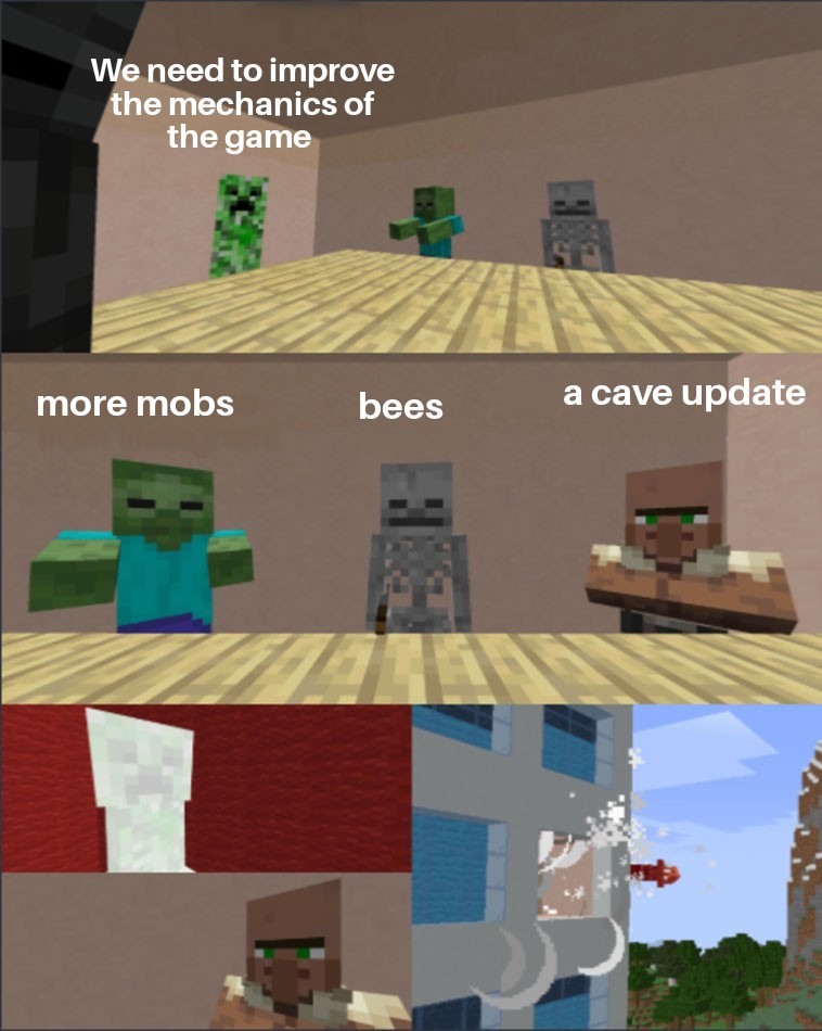 Cave update please - meme